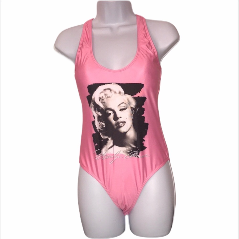 Marilyn Monroe one piece swim suit juniors size large RARE